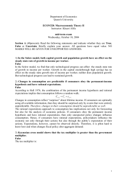 answers mid-term - Queen`s Economics Department