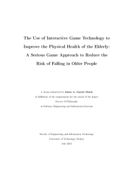 The Use of Interactive Game Technology to Improve the Physical