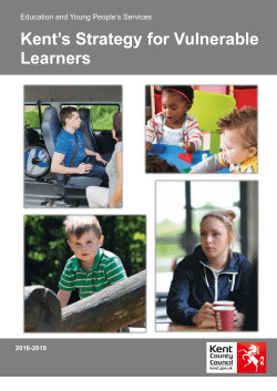 Kent`s Strategy for Vulnerable Learners