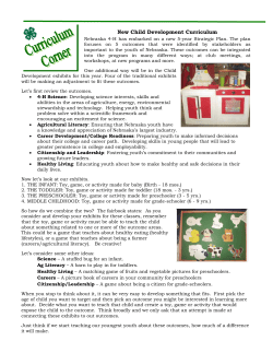 Human Development Curriculum with Outcome Areas