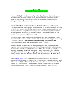 Unpacked Standard: Students who develop flexibility in breaking