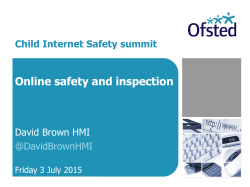March 2015 &ndash; online safety survey
