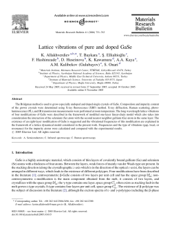 Lattice vibrations of pure and doped GaSe