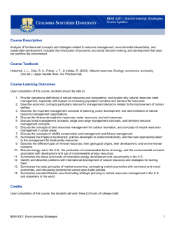 Course Description Course Textbook Course Learning