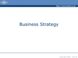 Business Strategy - PowerPoint Presentation - Full