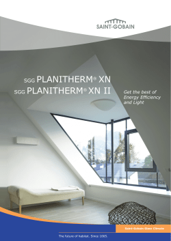 sgg planitherm&reg; xn sgg planitherm&reg; xn ii - eMemento