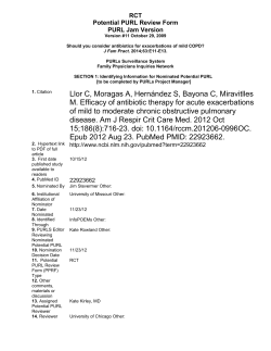 PURL Review Form - Family Physicians Inquiries Network