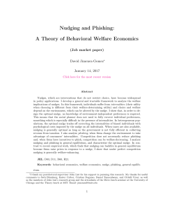A Theory of Behavioral Welfare Economics