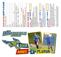 adopt a player - CSUB Athletics