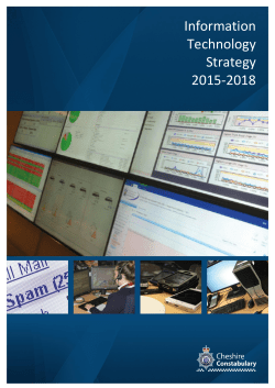 IT Strategy - Cheshire Police