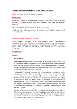 Chlorhexidine Gluconate