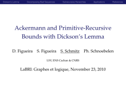 Ackermann and Primitive-Recursive Bounds with Dickson`s Lemma