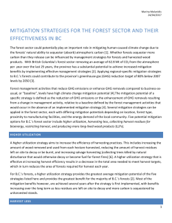 Blog: Mitigation strategies for the forest sector and their effectiveness