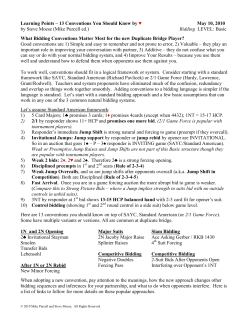 Learning Points &ndash; 13 Conventions You Should Know by May 10