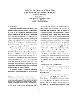 Limits on the Security of Coin Flips When Half the Processors are