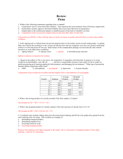 Review: Firms