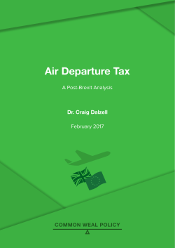 Air Departure Tax
