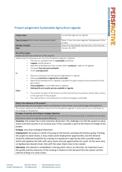 Project Assignment - Stichting Red een Kind