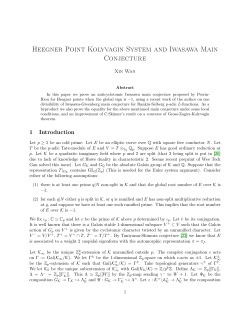 Heegner Point Kolyvagin System and Iwasawa Main Conjecture