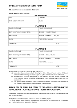 Entry Form - Beachclub2010