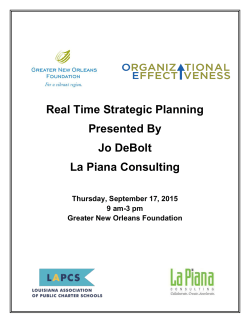 Real Time Strategic Planning Compiled Document