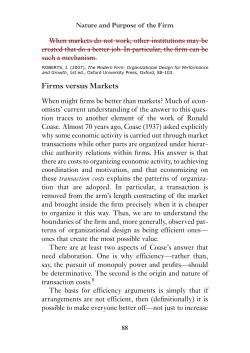 Modern Firm : Organizational Design for Performance and Growth