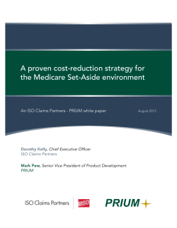 A proven cost-reduction strategy for the Medicare Set-Aside