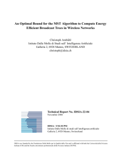 An Optimal Bound for the MST Algorithm to Compute Energy