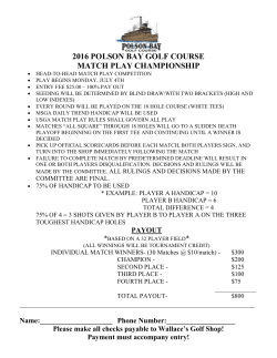 2006 polson bay golf club