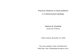 Practical solutions to hard problems in 3-dimensional