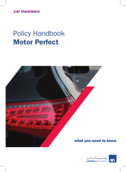 Policy Handbook Motor Perfect