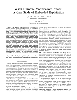 When Firmware Modifications Attack: A Case Study of Embedded