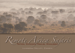 brochures - Remote Africa Safaris