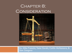 Chapter-8 Consideration