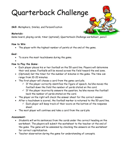 Quarterback Challenge