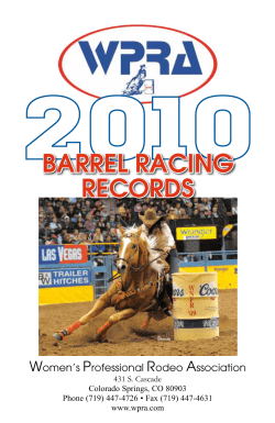 barrel racing records