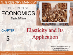 Premium PowerPoint for Ch 5: Elasticity and Its Application