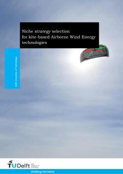 Niche strategy selection for kite-based Airborne Wind