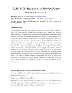 Syllabus - Efe Tokdemir