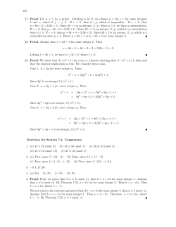 120 21. Proof. Let p &ge; 5 be a prime. Dividing p by 6