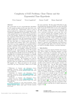 Complexity of SAT Problems, Clone Theory and the