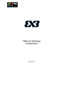 FIBA 3x3 Ranking Full Guide