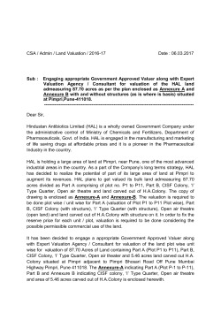 Engagement of Govt approved valuer along with expert valuation