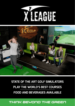 State of the art Golf SimulatorS Play the World`S BeSt - X-Golf