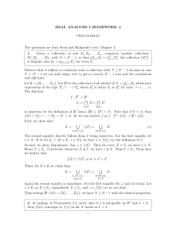 REAL ANALYSIS I HOMEWORK 4 The questions are - Math-UMN