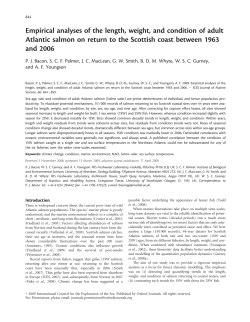 Empirical analyses of the length, weight, and condition of adult