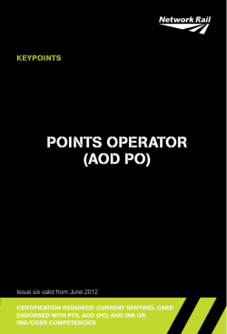 points operator (aod po)