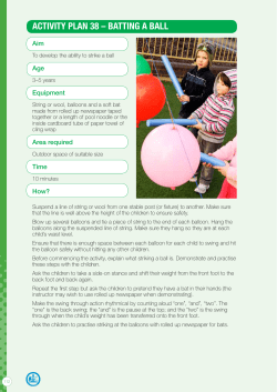 activity plan 38 &ndash; batting a ball
