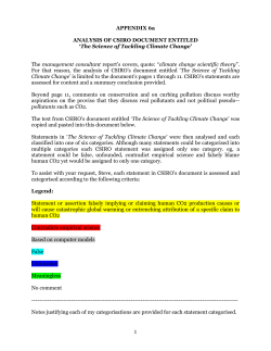 Understanding our changing climate