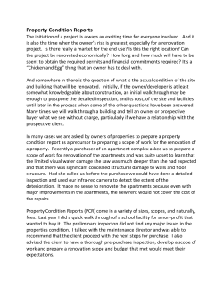 Property Condition Reports